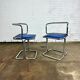 Vintage design tube frame dining chairs