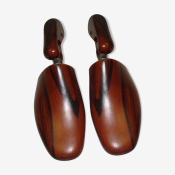 Pair of shoe shoe form in wood & metal size 40/41