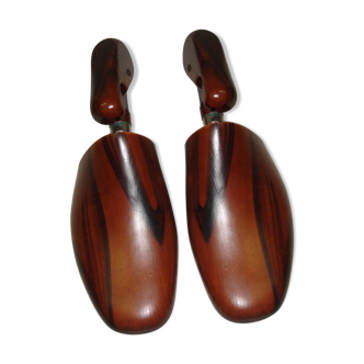 Pair of shoe shoe form in wood & metal size 40/41