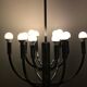 Lustre par Gaetano Scolari 12 ampoules 1970