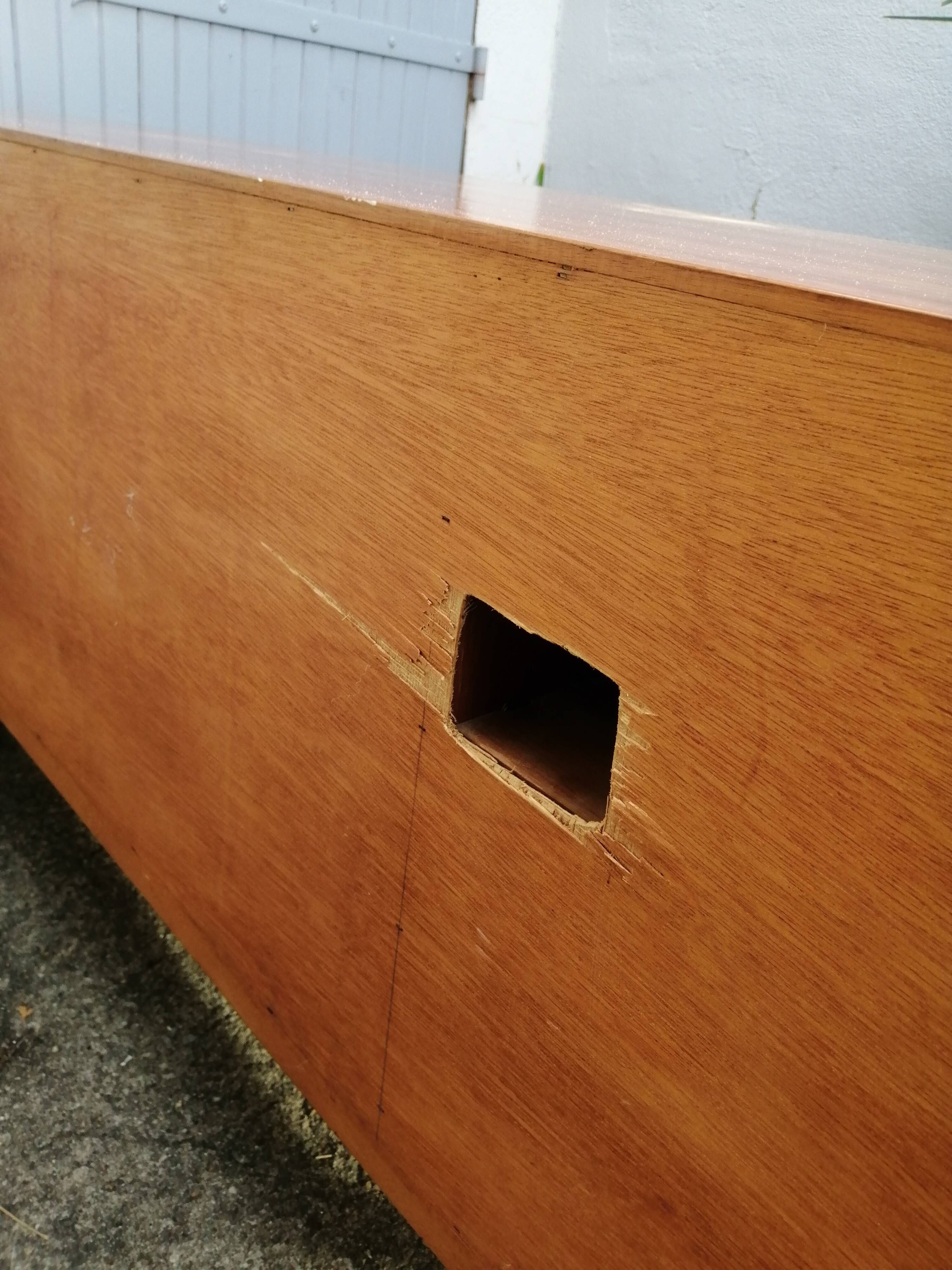 Enfilade en teck des années 60
