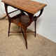 Table d’appoint / Lecture Style Esthétique Victorien, marqueterie 1880