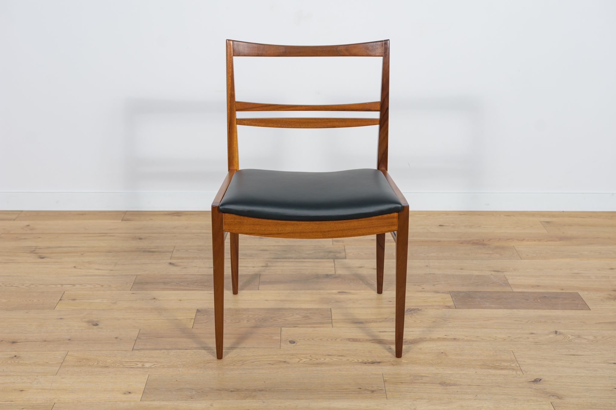 Chaises de salle à manger en teck du milieu du siècle, années 1960, ensemble de 6
