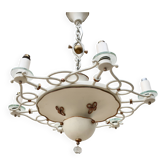Lustre art déco 7 lumières années 1940
