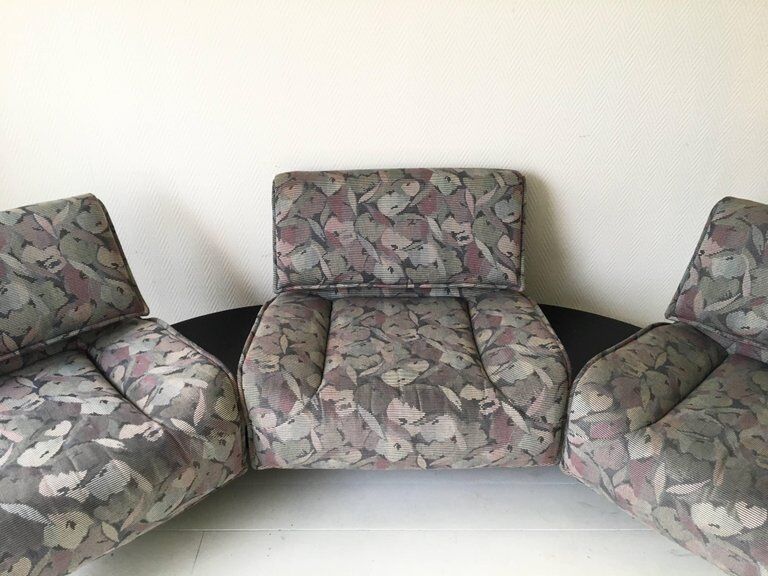 Pastel sofa Vico Magistretti model Veranda for Cassina 1980 s