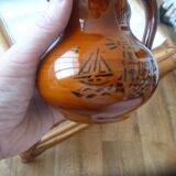 Saint Clément milk jug or small pitcher with marine decor