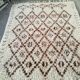 Berber carpet, 200cm x 145cm, diamond pattern, ethnic
