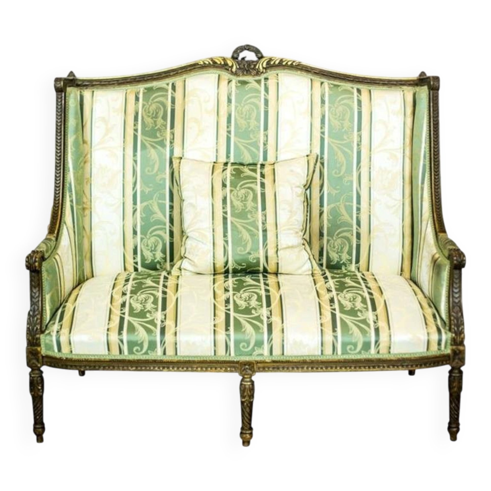 Small Upholstered Sofa, 1890s