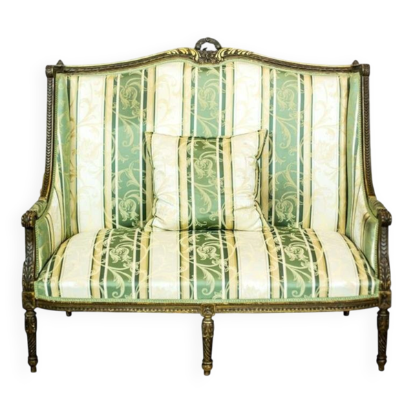 Petit canapé rembourré, années 1890 — Beyit
