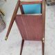 Table d'appoint ou desserte a miroir art deco en marqueterie