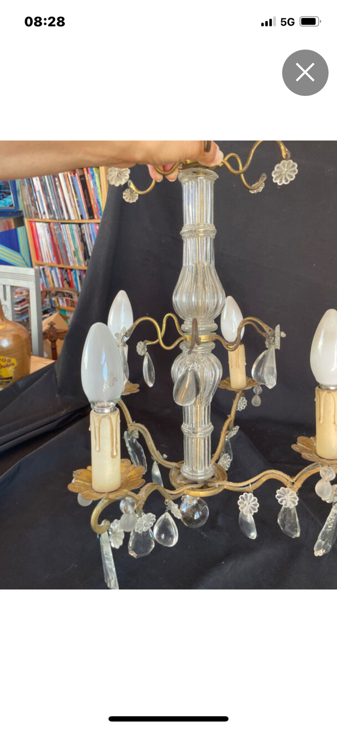 19th Century Tassel Chandelier