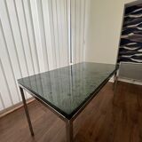 Bureau de Florence Knoll en marbre vert "verde alpi"