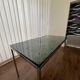 Bureau de Florence Knoll en marbre vert "verde alpi"