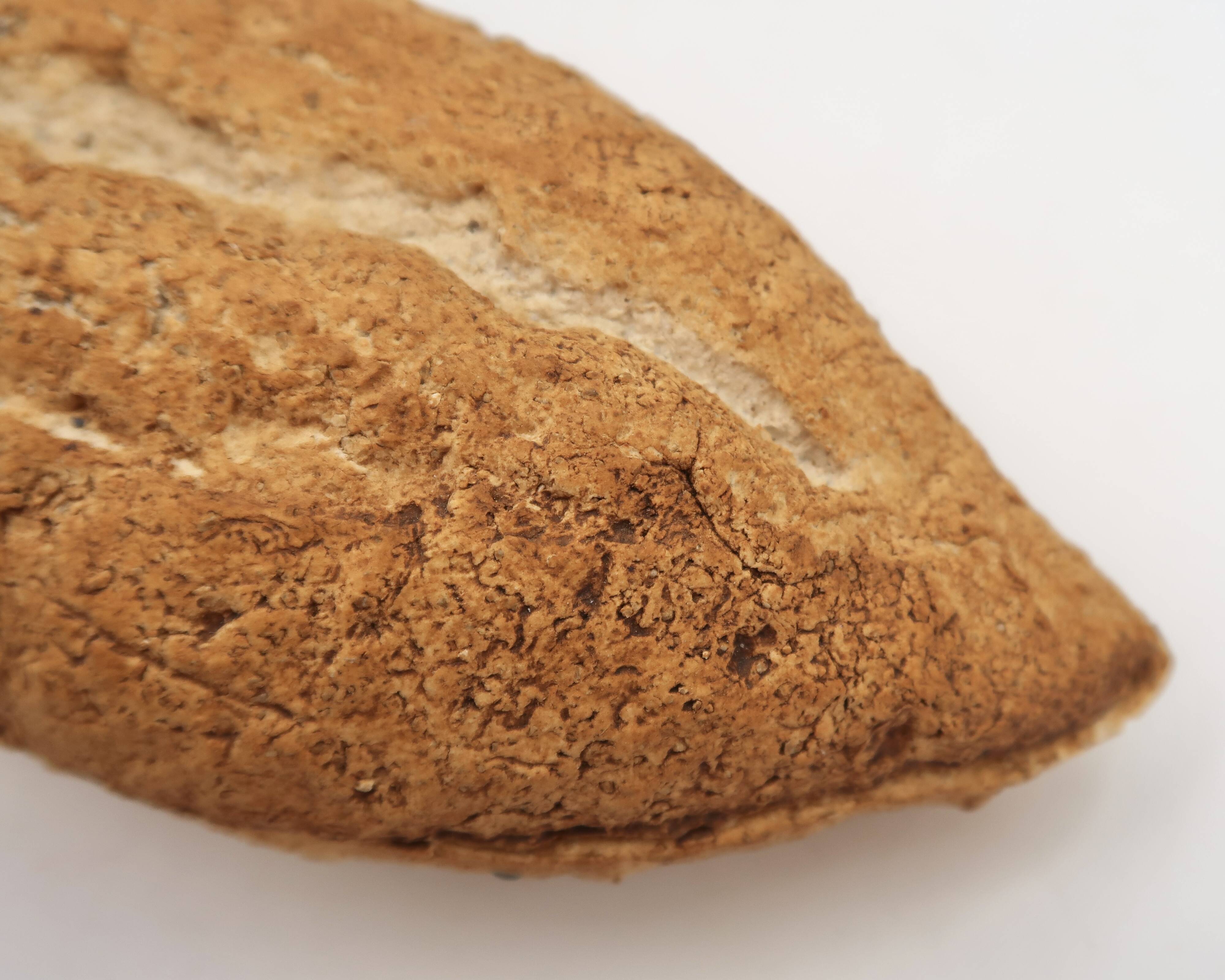 Pierre Baey's trompe l'oeil ceramic trinket tray in the shape of a loaf of bread