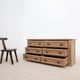 Trade cabinet with drawers in oak and blue stone – early 20th century