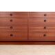 Large double chest of drawers, 8 drawers, in teak by Borge Mogensen 1960.