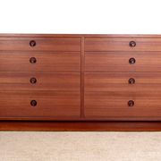 Commode double, 8 tiroirs, en teck par Borge Mogensen 1960