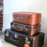 Set of 3 vintage suitcases