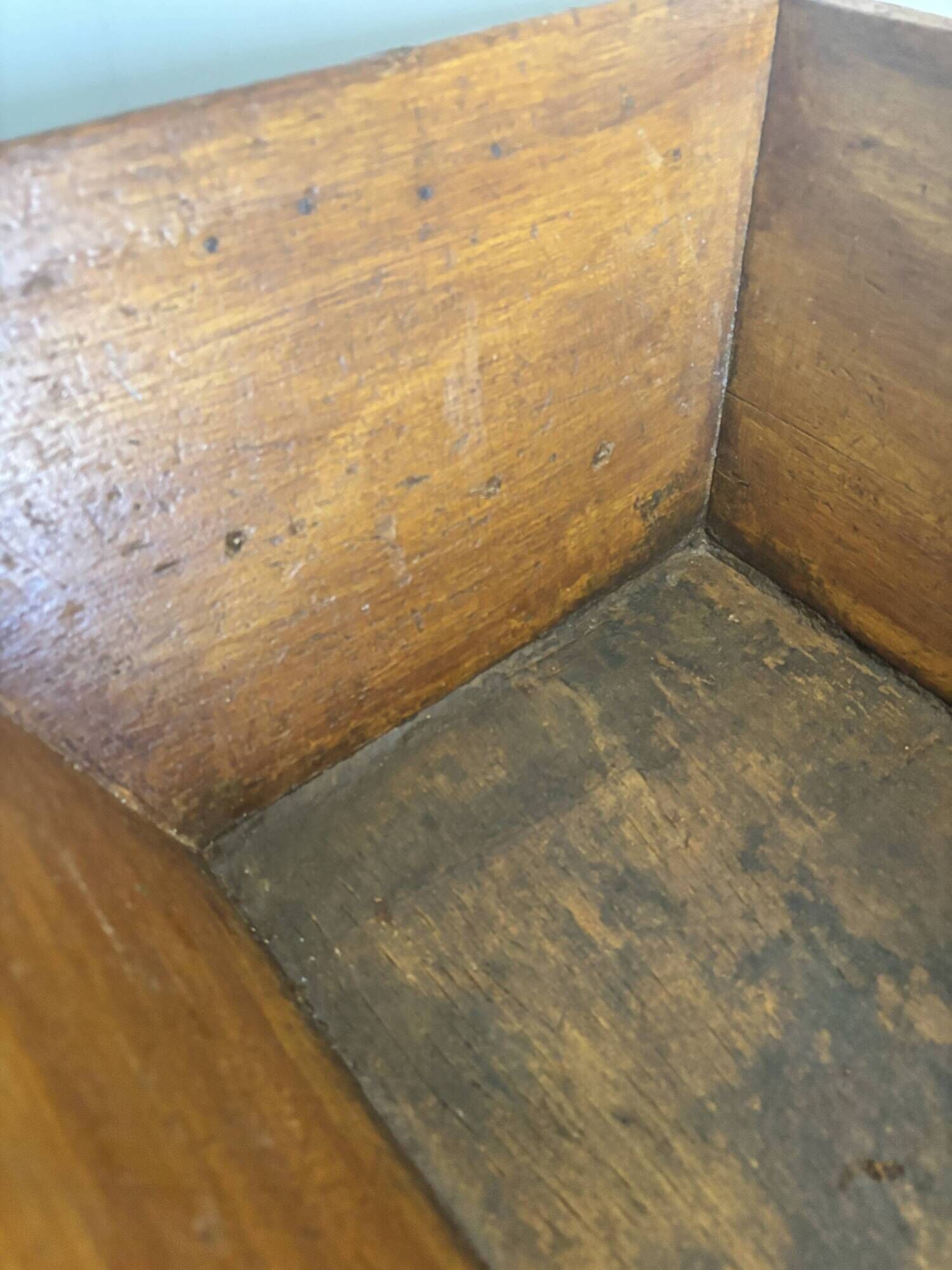Large vintage wooden dough trough – 65 × 50 cm