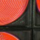 Série de 9 cadres Op Art numérotés et signés Jeanine Vandenbrande