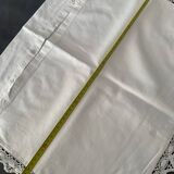 Small old white pillowcase with lace 50x40cm