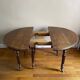 Round walnut table