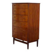 Large Danish teak chest of drawers from the 1960s.