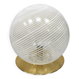 Italian design Murano glass Swirl table lamp