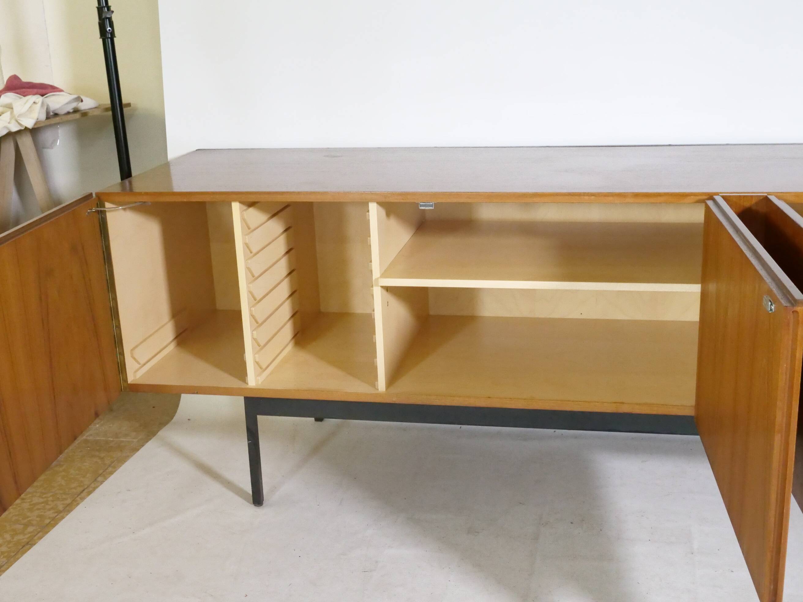Teak Sideboard Model B40 by Dieter Wäckerlin for Behr, 1960s