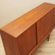Buffet haut en teck, design danois, années 1960, production : Danemark