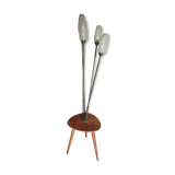 Floor lamp tripod table