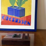 Cendrier en acajou moderne du milieu du siècle, Alfred Dunhill, Italie, années 1970