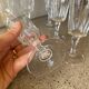 6 flûtes Cristal d’Arques modèle Versaille