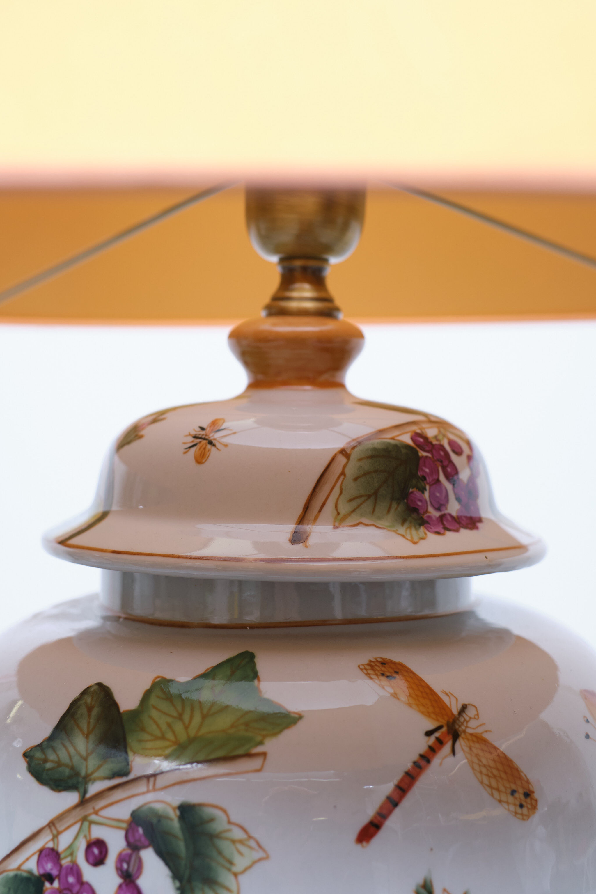 Classic hand-painted table lamp, germany