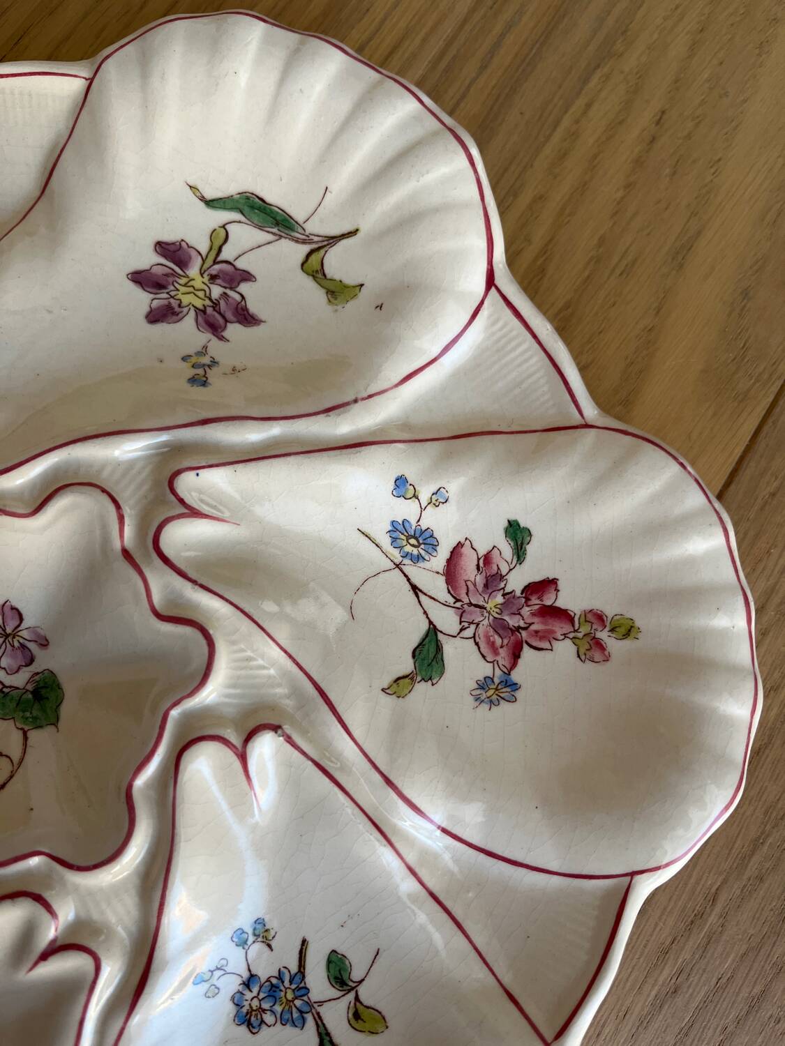 Assiette à huîtres terre de fer 1221 Longchamp