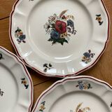 Rustic dessert plates from Sarreguemines