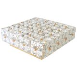 Large crystal faceted ceiling light by Kinkeldey, Germany, 1970s.