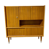 Buffet haut, meuble bar vintage de style scandinave