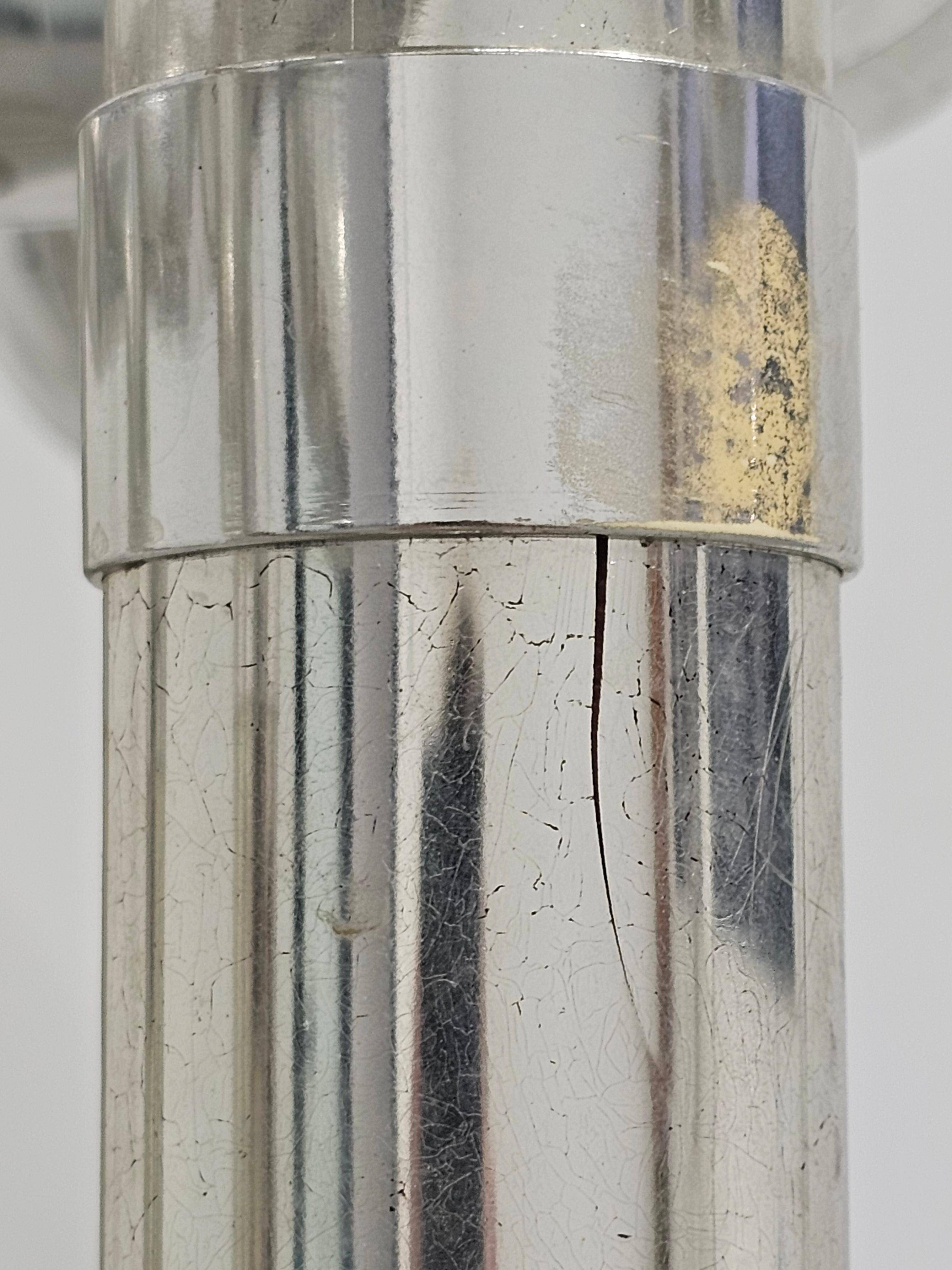 Sculptural floor lamp Space Age Rombo by Gaetano Missaglia