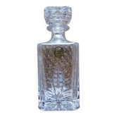 Carafe à whisky en cristal taillé à la main vintage