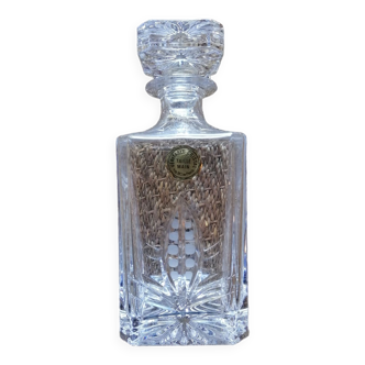 Vintage Hand Cut Crystal Whiskey Decanter