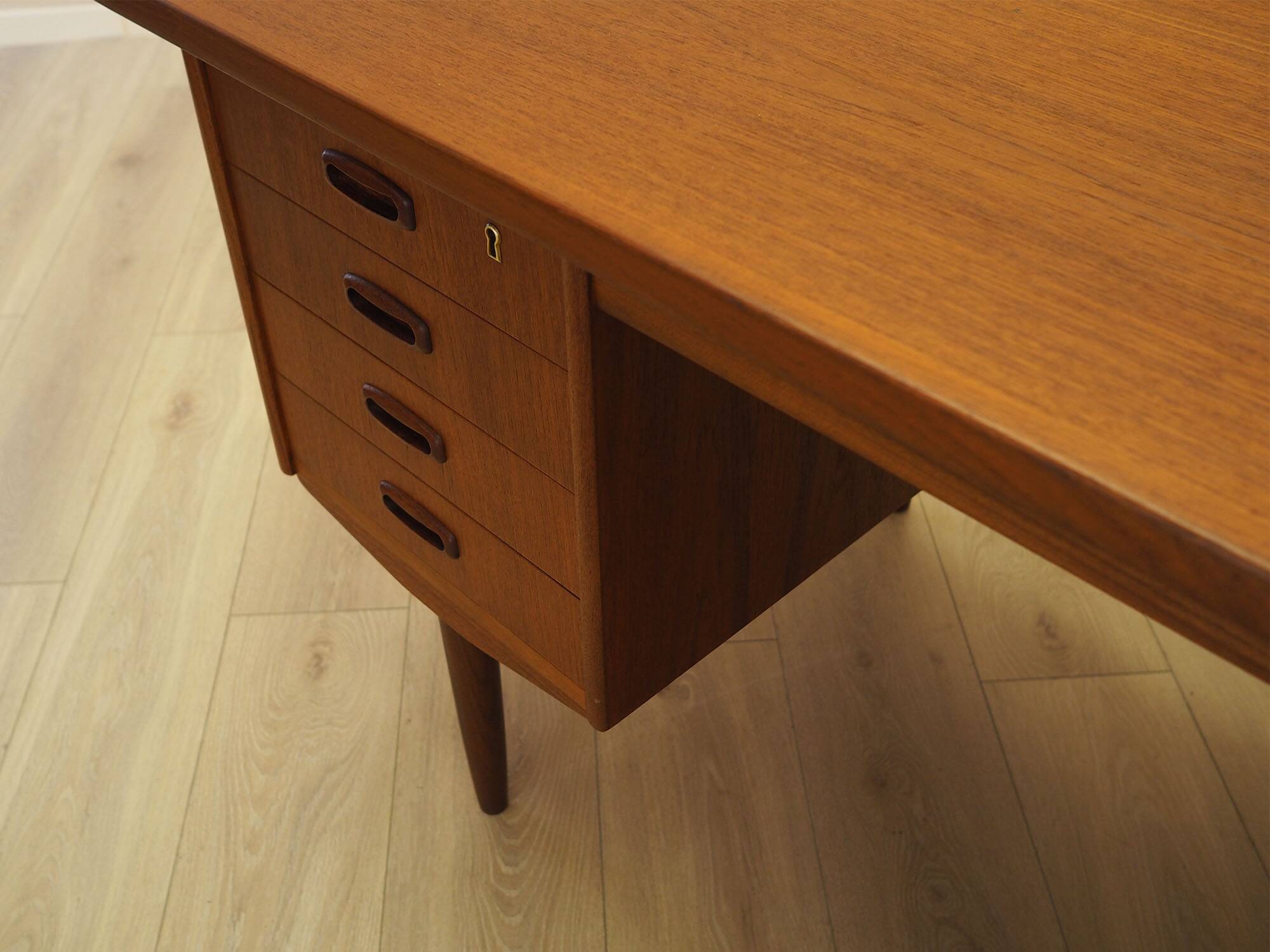 Teak desk, Danish design, 1970s, made in Denmark