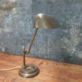 Antique brass desk lamp