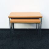 Pair coffee tables by Pierre Guariche for Meurop 60