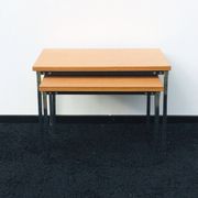 Pair coffee tables by Pierre Guariche for Meurop 60