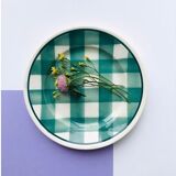 10 hollow plates with green checkered FN of givors