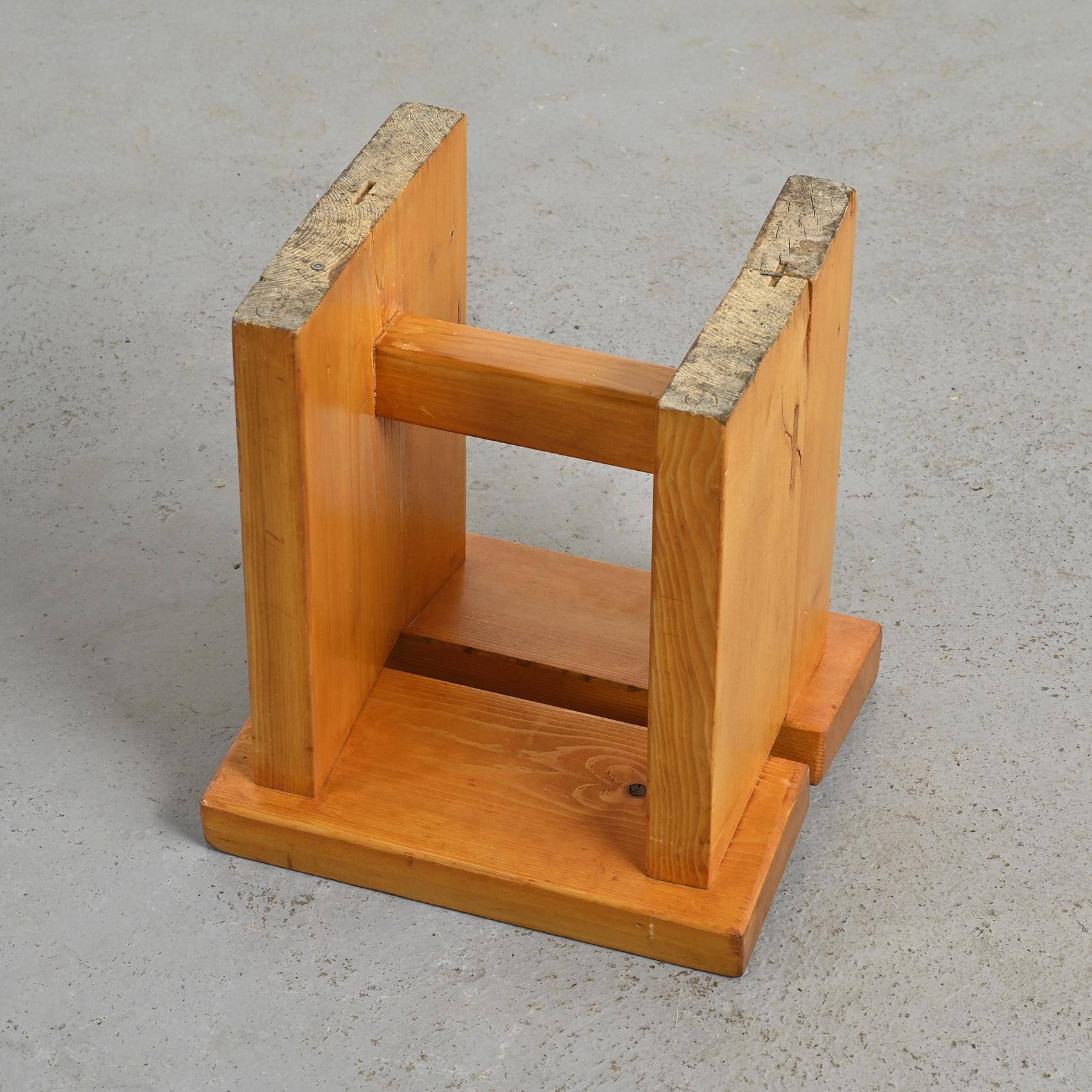 Stool by René Martin, La Plagne circa 1960