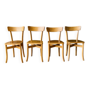 Ensemble de 4 chaises - bistrot