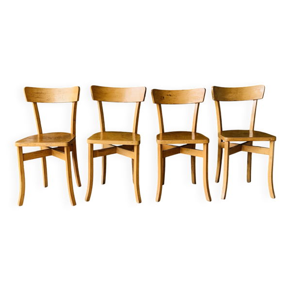 Ensemble de 4 chaises bistrot