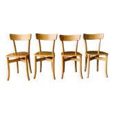 Ensemble de 4 chaises bistrot
